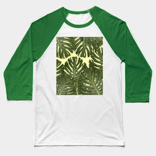 Monstera Leaf Baseball T-Shirt